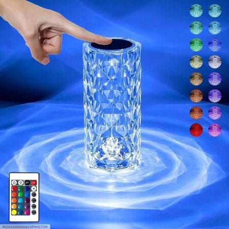 Rechargeable Table Lamp 16 Colors Remote Control