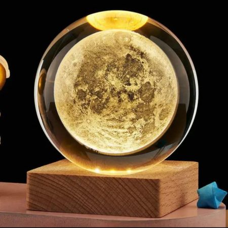 Golden Crystal Rechargable Night Lamp
