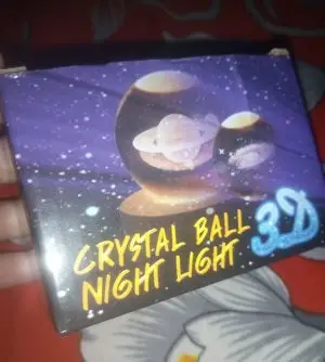 Crystal Ball Night Light 3D
